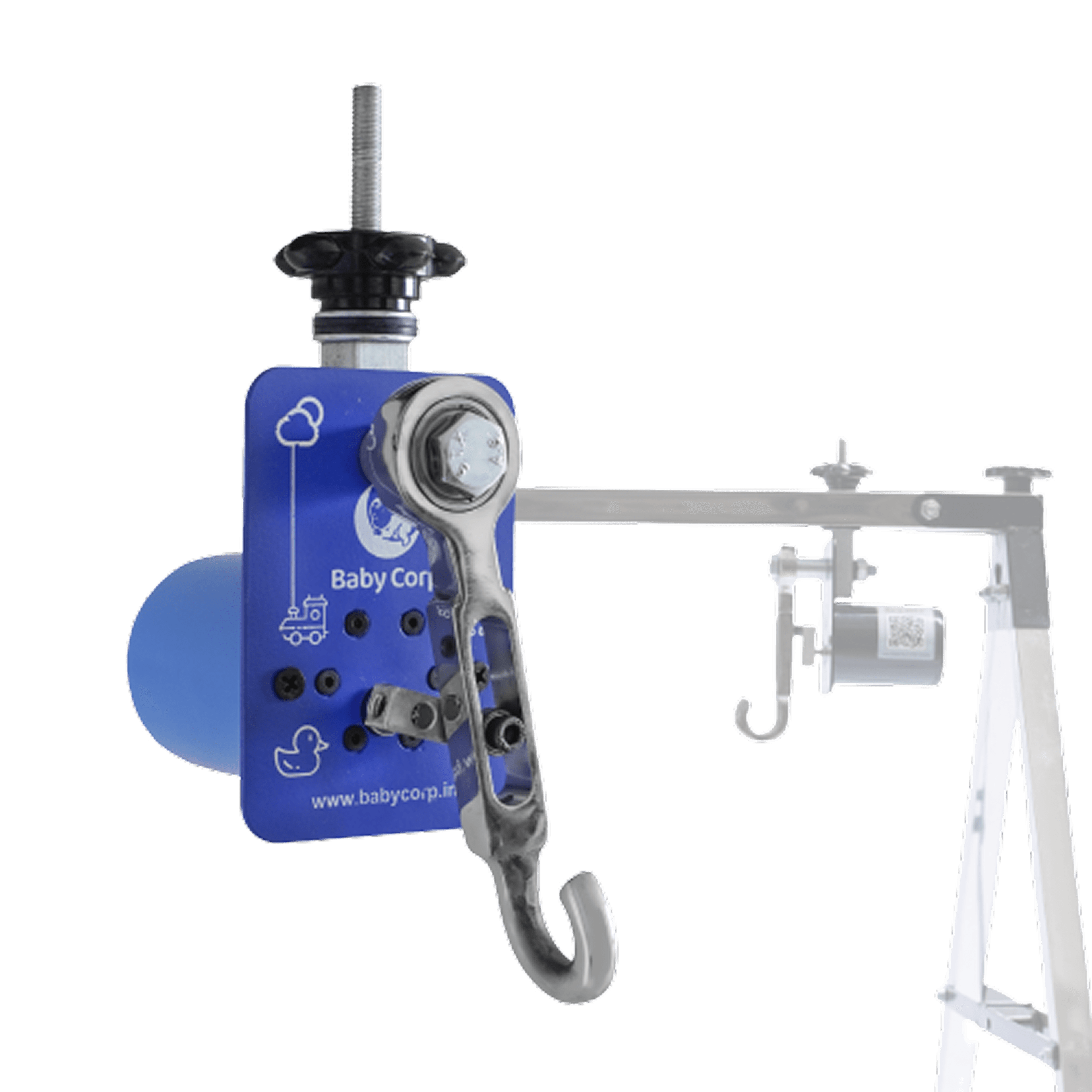 Baby Corp Automatic Cradle Kit with Premium Hammock (Cradle Not Included)