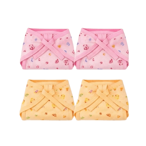 Cotton Baby Langots | Soft Washable Cloth Nappies for 0–6 Months