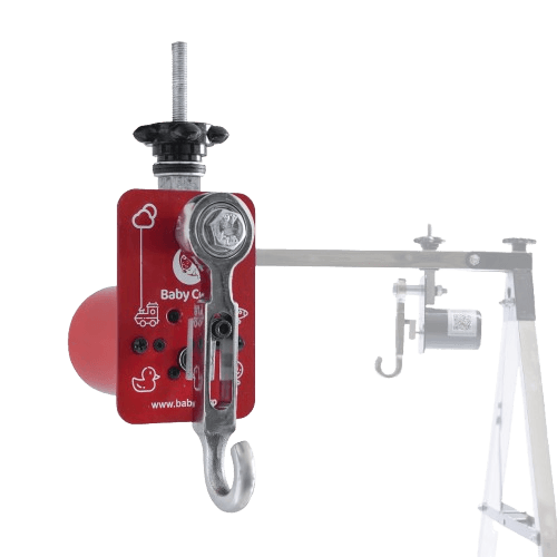 Baby Corp Automatic Cradle Kit with Premium Hammock (Cradle Not Included) - Red